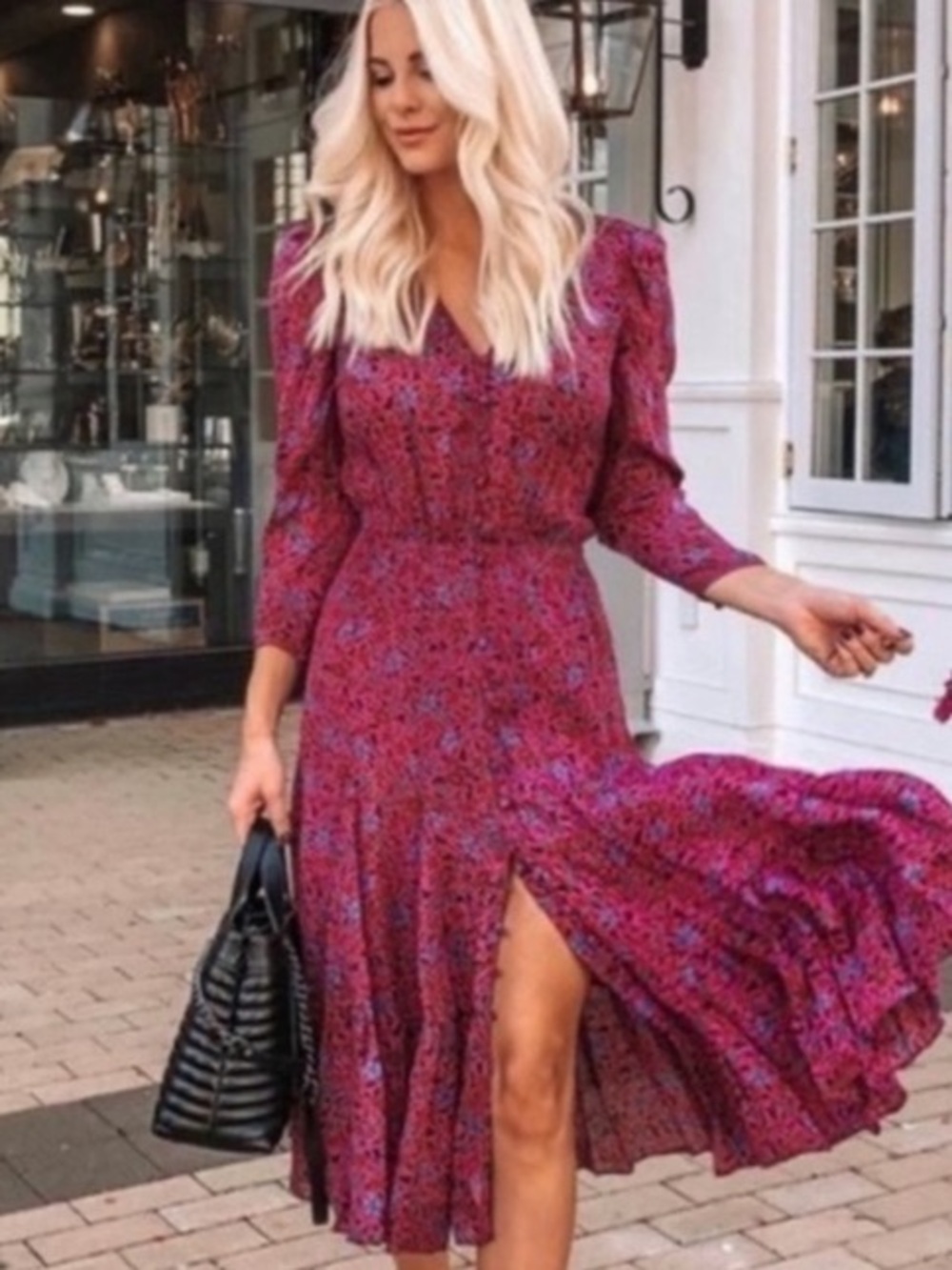 VERONICA BEARD SZ 00 LASANNA FLORAL SILK DRESS